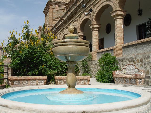 Springbrunnen im Patio