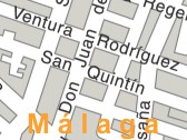 City plan of Malaga